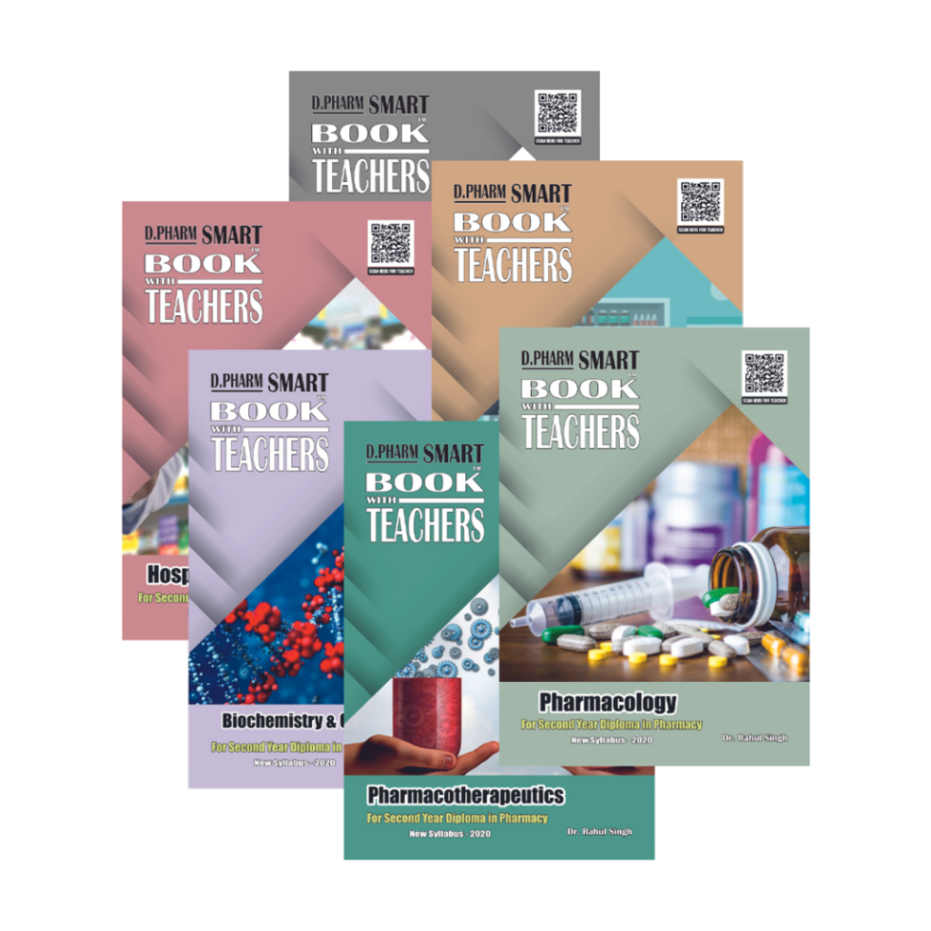 second year d pharm text books for d pharmacy students