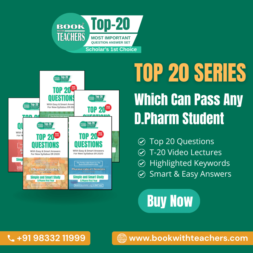 Top 20 exam series d pharmacy notes